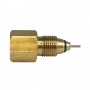 RPV FILL CGA580R FX NI PLATE STEEL PIN; BRASS NIPPLE BUNA TL580RD