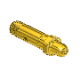 Western #83-CV - Check Valve Nipple, CGA 350, 1/4NPTM, 2.5"LNG