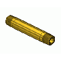 Round Brass Nipple