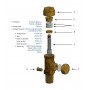 CGA 660/820; Outlet Cap; Brass