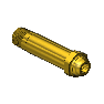 Nipple, C-SIZE, 1/4NPTM, 2.5