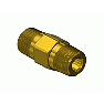 Hex Brass Nipple