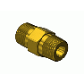 Hex Brass Nipple