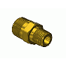Hex Brass Nipple