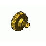 CGA-296 Hand tight Nut for Industrial Oxygen Mixtures