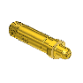 CGA 280, Check Valve Nipple, 1/4 NPTM, 2.5