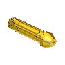 Western #16-8CV - Check Valve Nipple, CGA 300, 1/4NPTM, 2.5