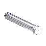Threaded Inlet Nipple, CGA 330, 1/4NPTM, 3.5