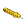 Nipple - Residual Pressure Valve, CGA350, MONEL PIN