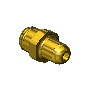 Western #83-M2 - Countersunk Nipple, CGA 350, 5/16
