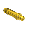 Western #83-CV - Check Valve Nipple, CGA 350, 1/4NPTM, 2.5