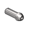 Western #SS-15-8M1 - Countersunk Nipple, CGA 510/CGA 580/CGA 590, 1/4