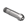 Threaded Inlet Nipple, CGA 510/ CGA 580/ CGA 590, 1/4NPTM, 2.5
