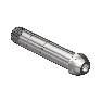 Western #SS-15-3 -  Nipple,  CGA 510/CGA 580/CGA 590, 1/4NPTM, 3