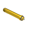 Nipple, CGA 500/CGA 510/CGA 580/CGA 590, RET. PIN