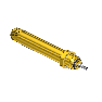 Nipple, CGA 540 / CGA 555, RETRACTABLE PIN