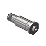 Western #SS-603A - Nipple, CGA 660, 1/4 NPTM, 2.5