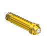Nipple for Installed Filter, C-SIZE, 1/4NPTM, 2.5