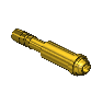 Western #AW-47 - Inert Arc Barb Hose Nipple, B SIZE, 1/4