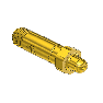 Western #13-3CV - Check Valve Nipple, CGA 326, 1/4NPTM, 2.5