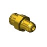 Countersunk Nipple, CGA 346, 3/8
