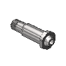 Nipple,  CGA 680/CGA 695/CGA 702, 1/4NPTM, 2.5