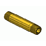Round Brass Nipple